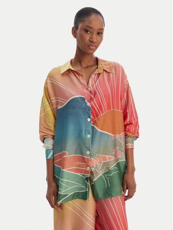 Maaji Cămașă Sakura Scenery Dreambound PT2321CLS011 Relaxed Fit