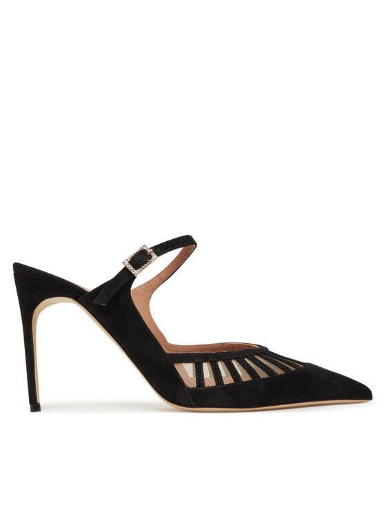 MALONE SOULIERS Şlapi Bardot 90-2 Negru