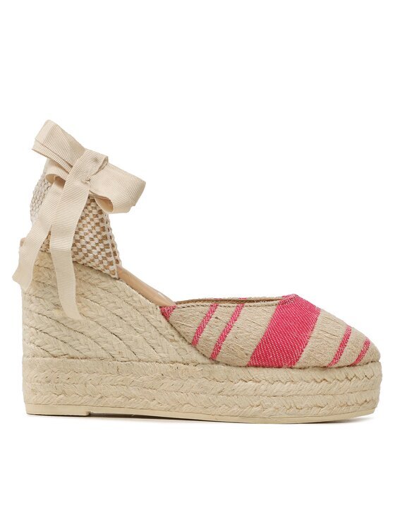 Manebi Espadrile Wedge Espadrilles G 4.5 Wv Bej