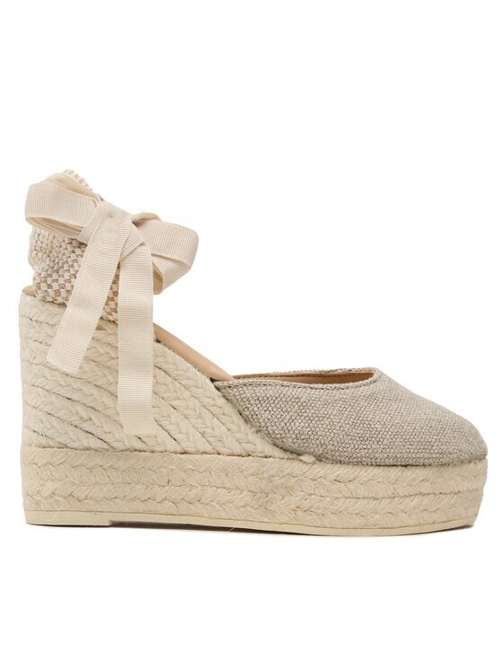 Manebi Espadrile Wedge Espadrilles O 7.1 WV Bej