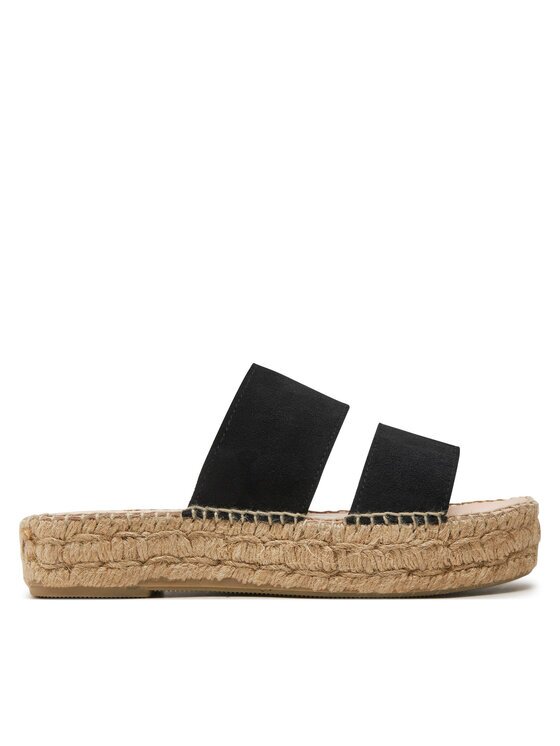 Manebi Şlapi Hamptons Double Sole 2 Bands Sandals K 1.0 JB Negru