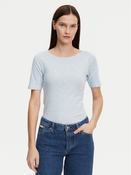 Marc O'Polo Bluză 502 2261 51399 Albastru celest Regular Fit