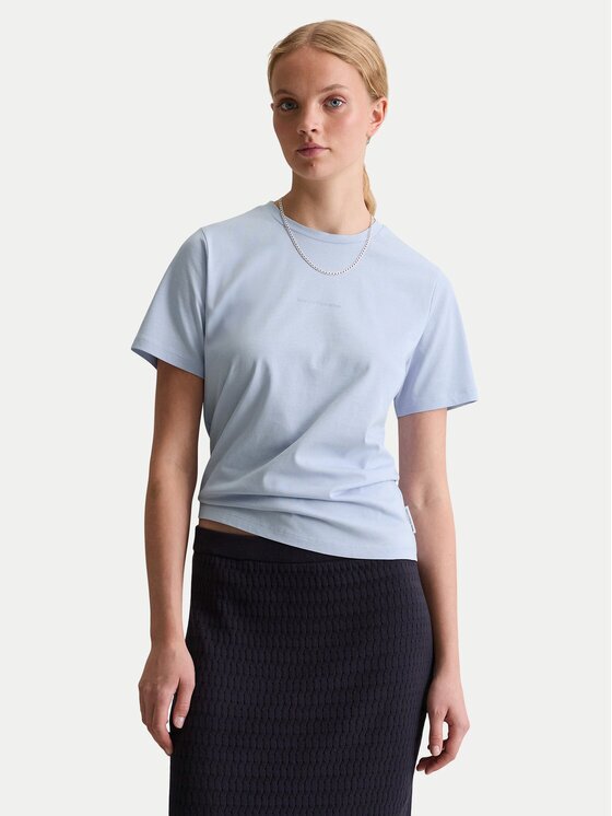 Marc O'Polo Denim Tricou 500 0006 452 Albastru celest Regular Fit