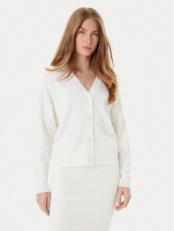 Marciano Guess Cardigan 5YGR13 5036Z Écru Regular Fit