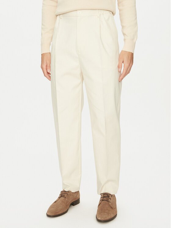 Marciano Guess Pantaloni din material 5GHB23 2304Z Écru Regular Fit