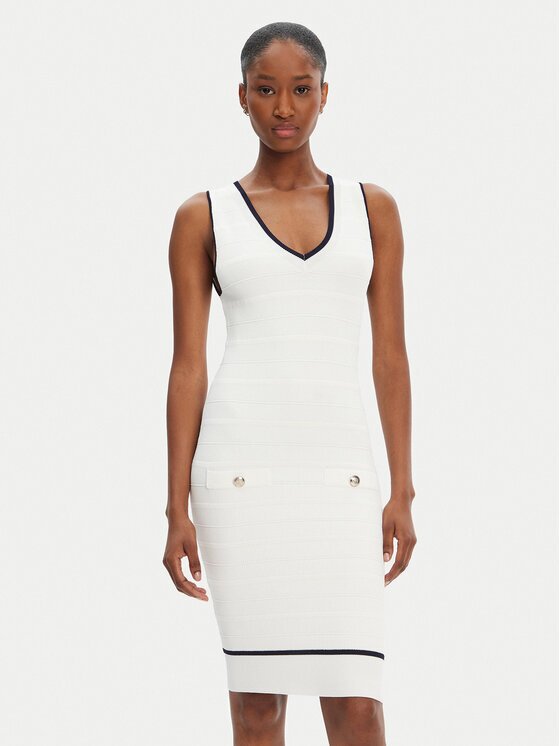 Marciano Guess Rochie de zi 5RGK99 5640Z Écru Regular Fit