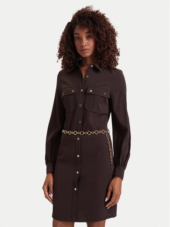 Marciano Guess Rochie tip cămașă G6YK25 W3204 Regular Fit