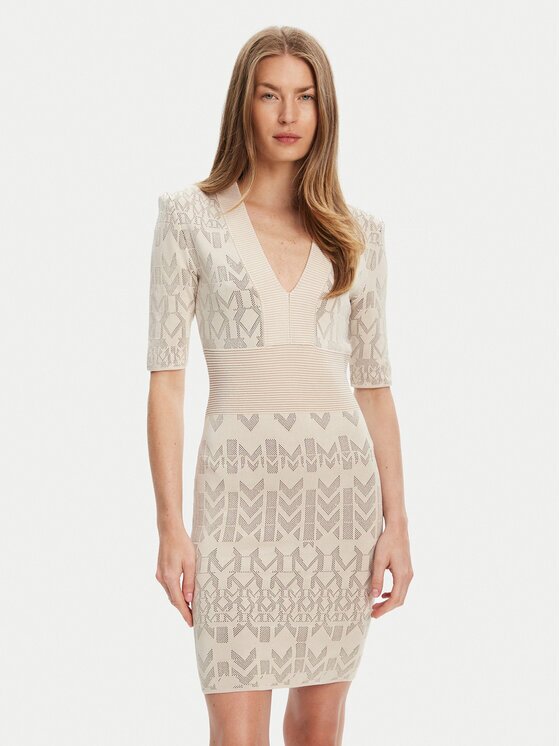 Marciano Guess Rochie tricotată 5YGK20 5877Z Slim Fit