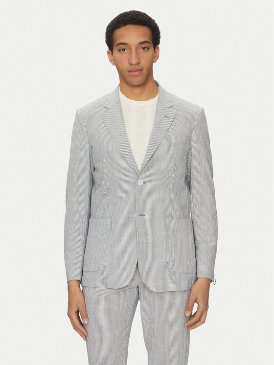 Marciano Guess Sacou 5GHN16 2314Z Albastru celest Slim Fit