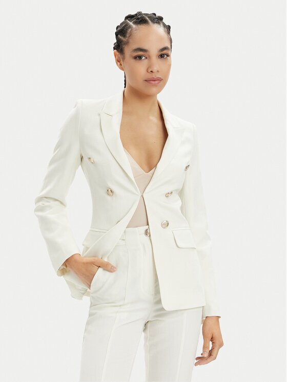Marciano Guess Sacou Martina 4GGN14 7158A Écru Blazer Fit
