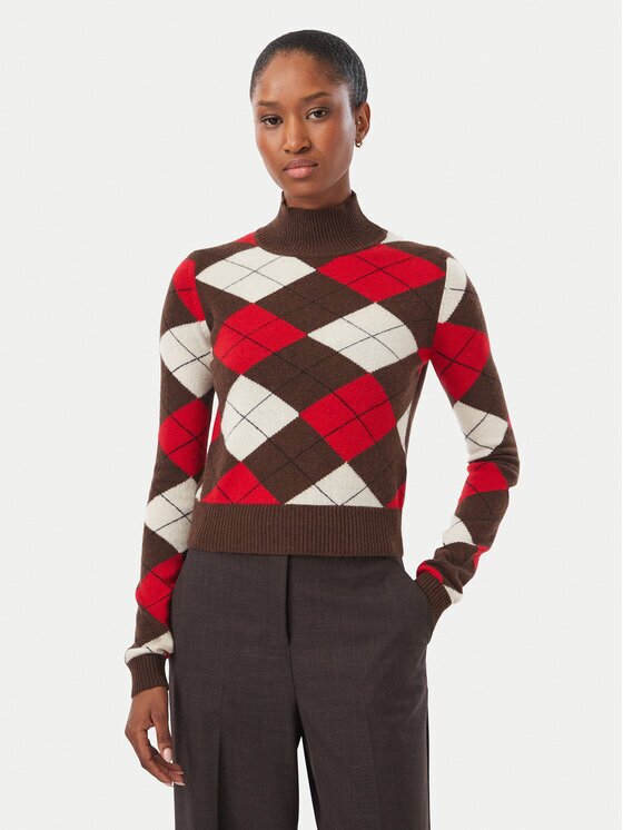 Marella Bluză cu gât Zucca 2623366212 Regular Fit