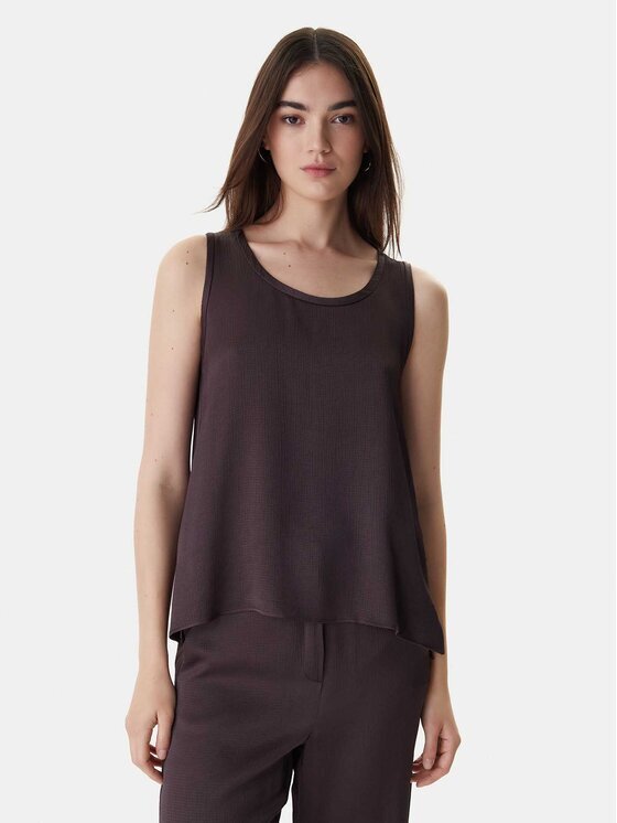 Marella Bluză Emme by Nembi 2615161011 Maro Regular Fit