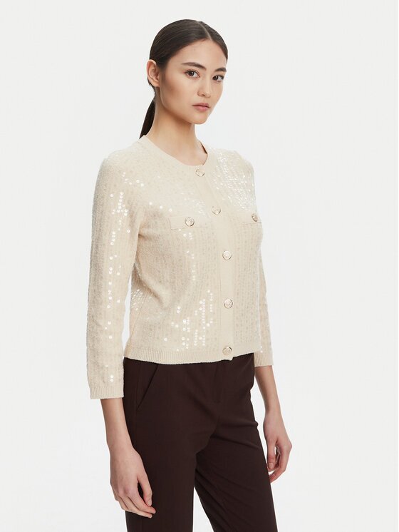 Marella Cardigan Siena1 2523346094 Écru Regular Fit