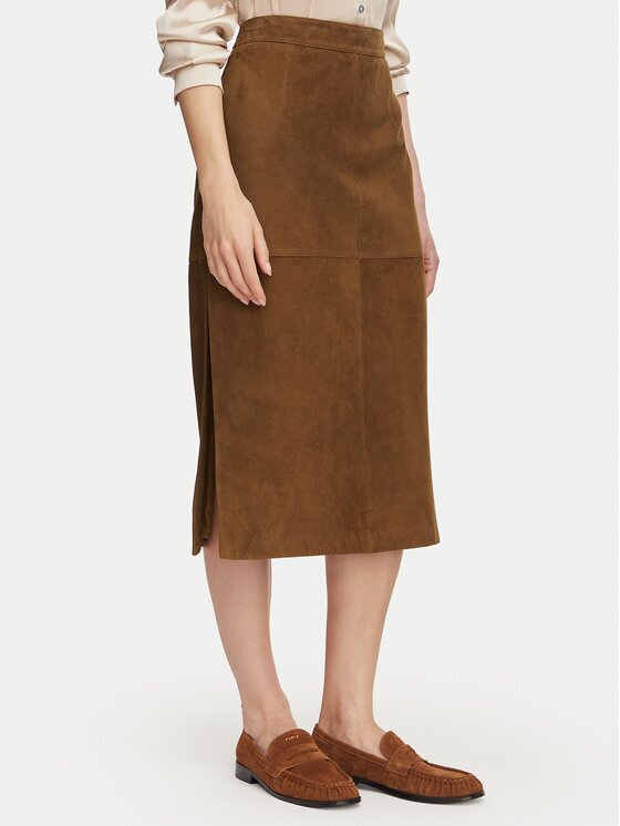 Marella Fustă din piele Marmo 2623406021 Regular Fit