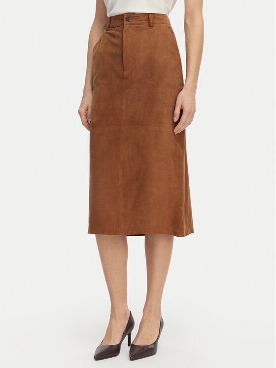 Marella Fustă din piele Zeus 2613401024 Regular Fit