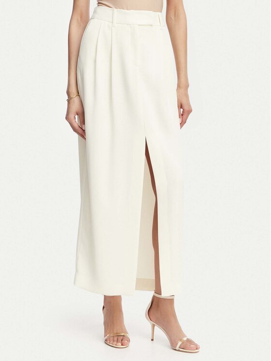 Marella Fustă maxi Strenna 2613101013 Écru Regular Fit