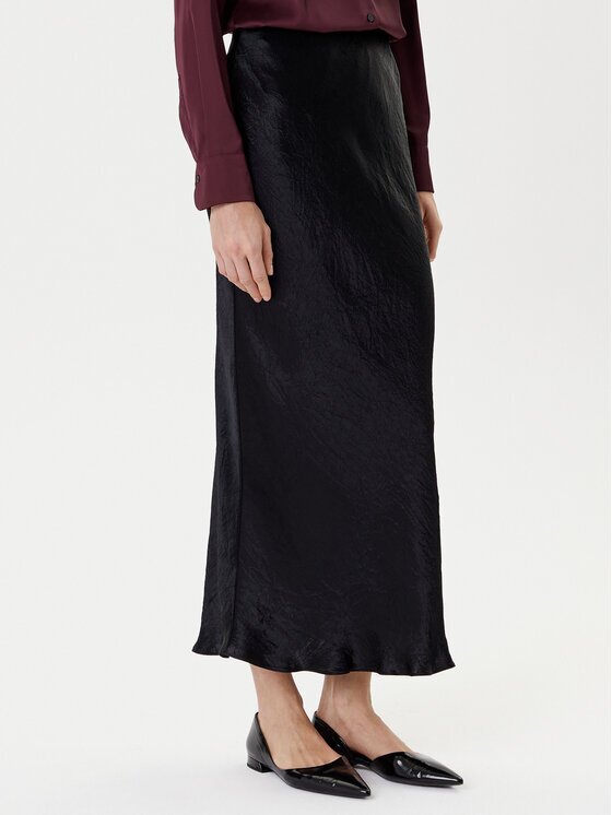 Marella Fustă midi Emme by Pomez 2525106041 Negru Regular Fit
