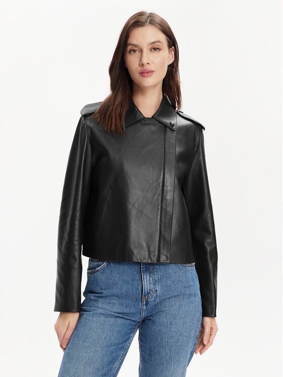 Marella Geacă de piele Sparta 2413441011 Regular Fit