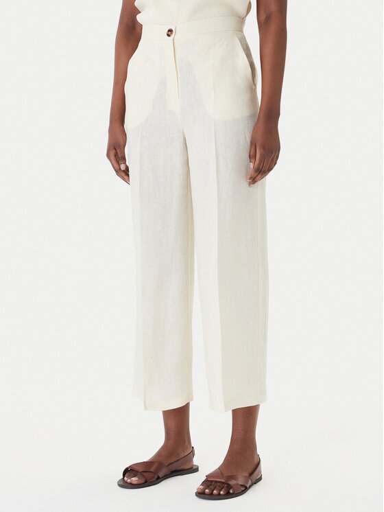 Marella Pantaloni culotte Emme by Clava 2615131182 Crem Regular Fit