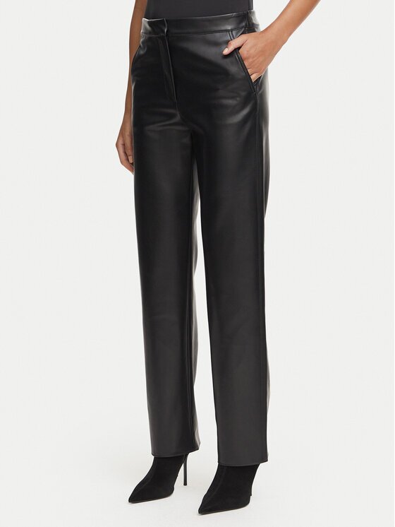 Marella Pantaloni din imitație de piele Palude 2623786012 Regular Fit