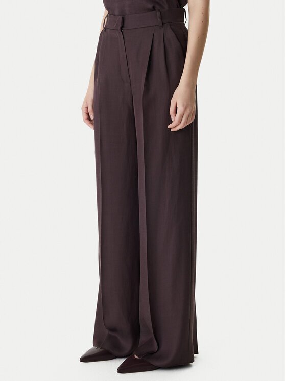 Marella Pantaloni din material Emme by Adito 2615131221 Maro Straight Fit