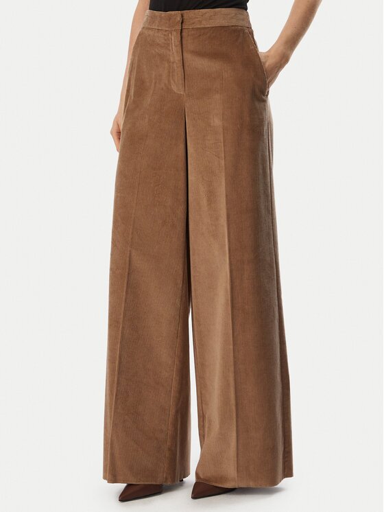 Marella Pantaloni din material Etre 2623136062 Wide Leg