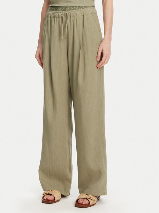 Marella Pantaloni din material Fred 2513131085 Wide Leg