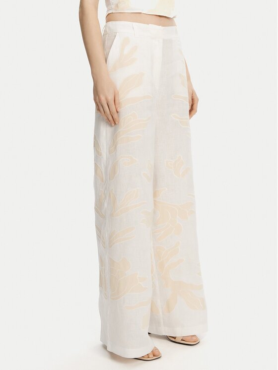 Marella Pantaloni din material Kadiak 2513131212 Wide Leg