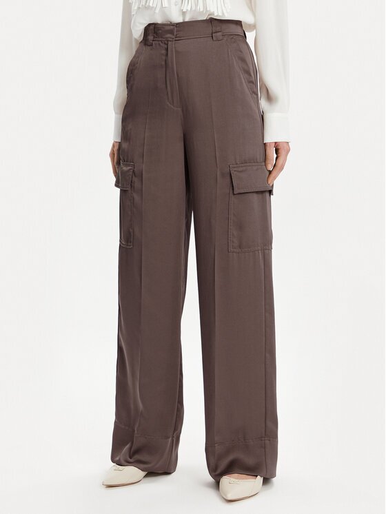 Marella Pantaloni din material Khat 2413131131 Relaxed Fit