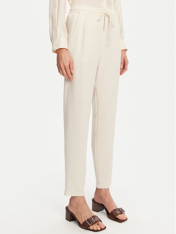 Marella Pantaloni trening Abitata 2513131045 Écru Regular Fit