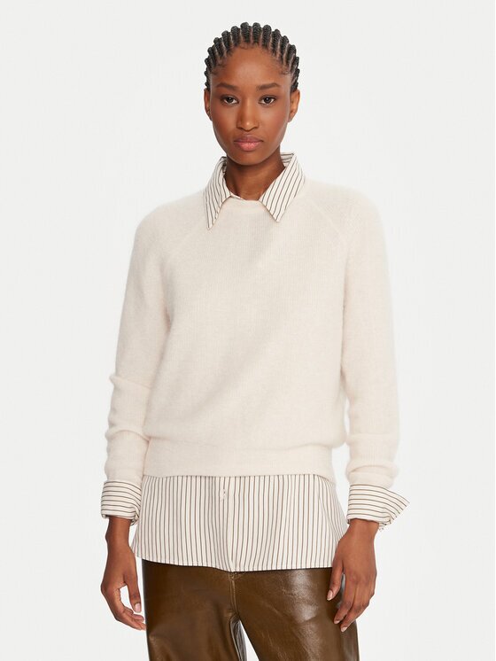 Marella Pulover Digione 2523366414 Écru Regular Fit