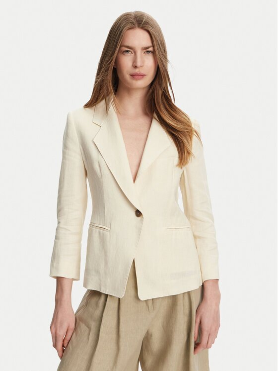 Marella Sacou Biella 2513041062 Écru Regular Fit