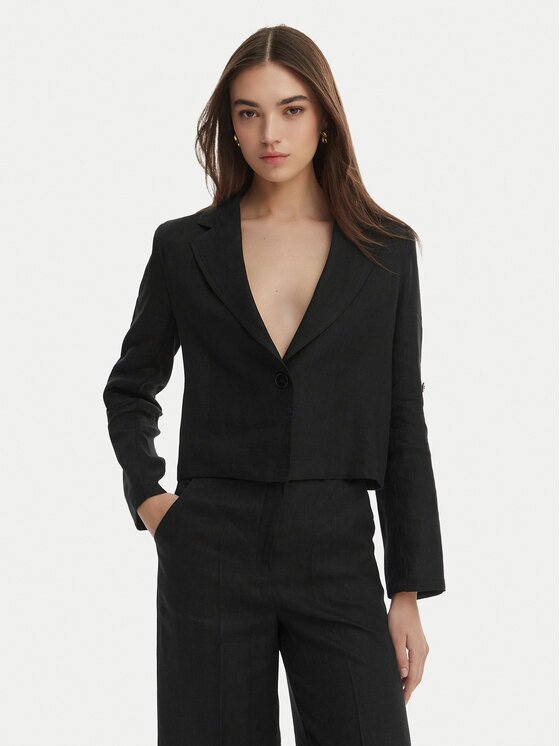 Marella Sacou Emme by Papiro 2615041042 Negru Regular Fit