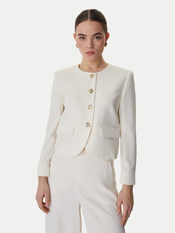 Marella Sacou Falesia 2613041063 Écru Regular Fit