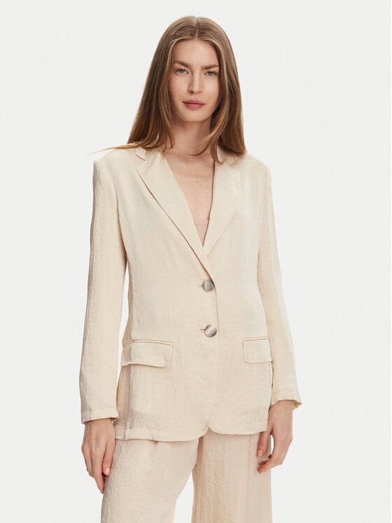 Marella Sacou Selz 2513041085 Écru Regular Fit