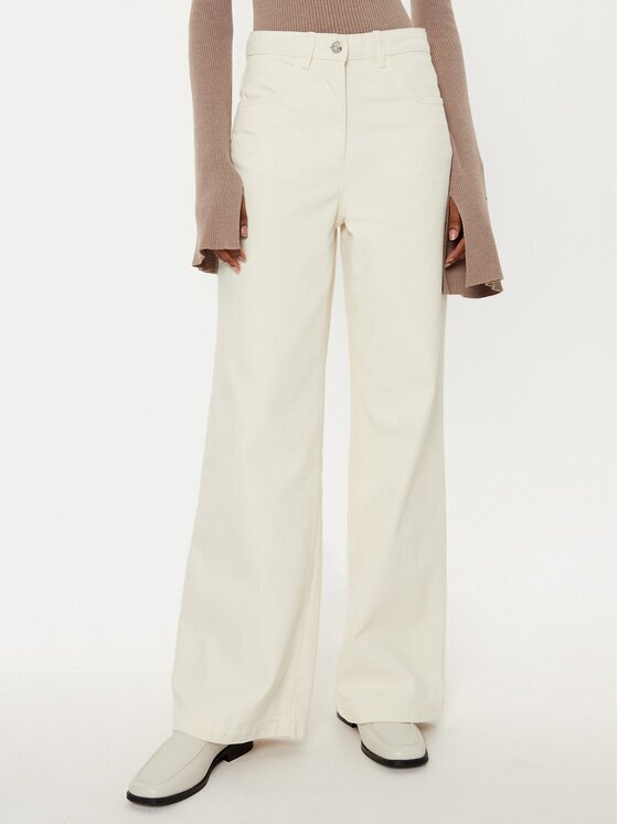 MAX&Co. Blugi Parure 2516131031200 Écru Wide Leg