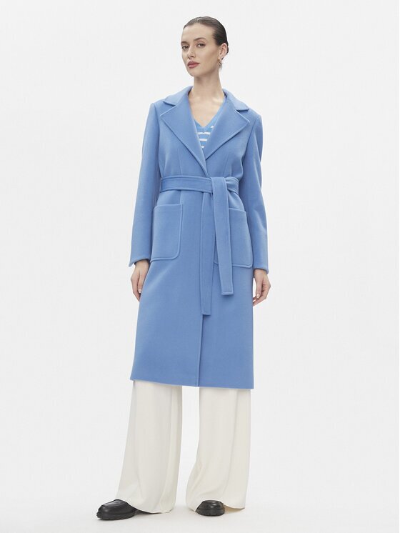 MAX&Co. Palton de lână Runaway1 Albastru Regular Fit