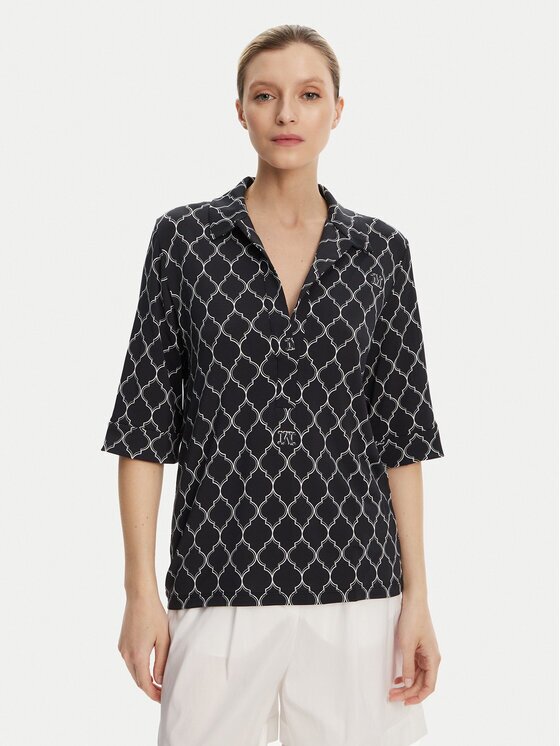 Max Mara Beachwear Bluză Prugna 2516951019 Regular Fit