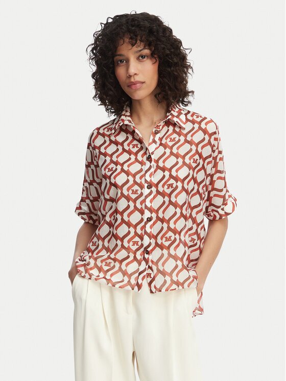 Max Mara Beachwear Cămașă Ariete 2616111049 Regular Fit