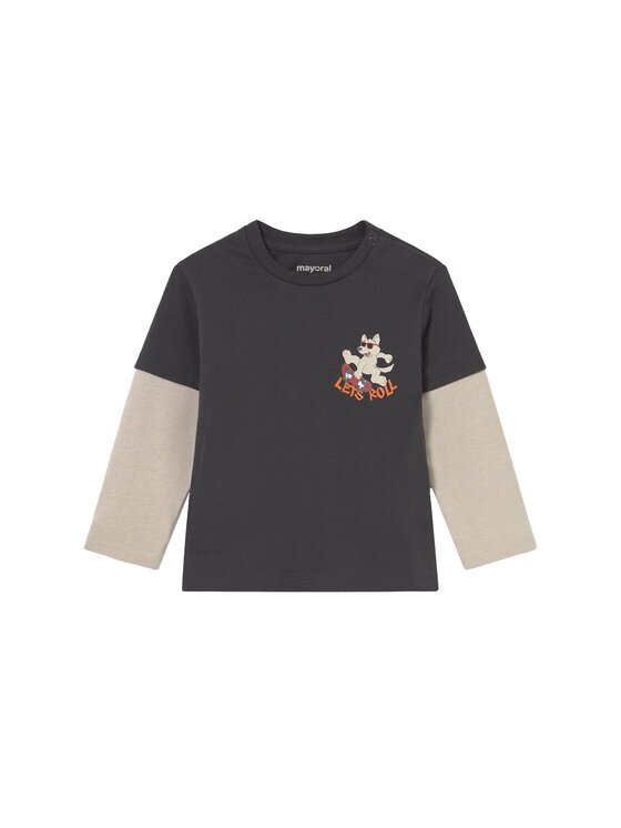 Mayoral Bluză 2062 Negru Regular Fit
