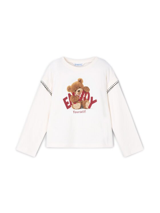 Mayoral Bluză 4012 Écru Regular Fit