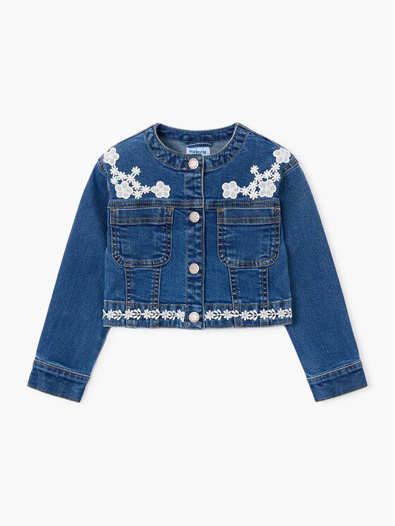 Mayoral Geacă de blugi 3453 Cropped Fit