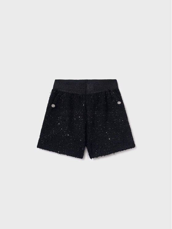 Mayoral Pantalon scurți din material 7.967 Negru Regular Fit