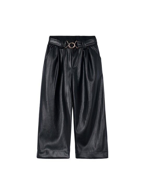 Mayoral Pantaloni din imitație de piele 4574 Regular Fit