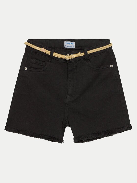 Mayoral Pantaloni scurți de blugi 275 Negru Regular Fit