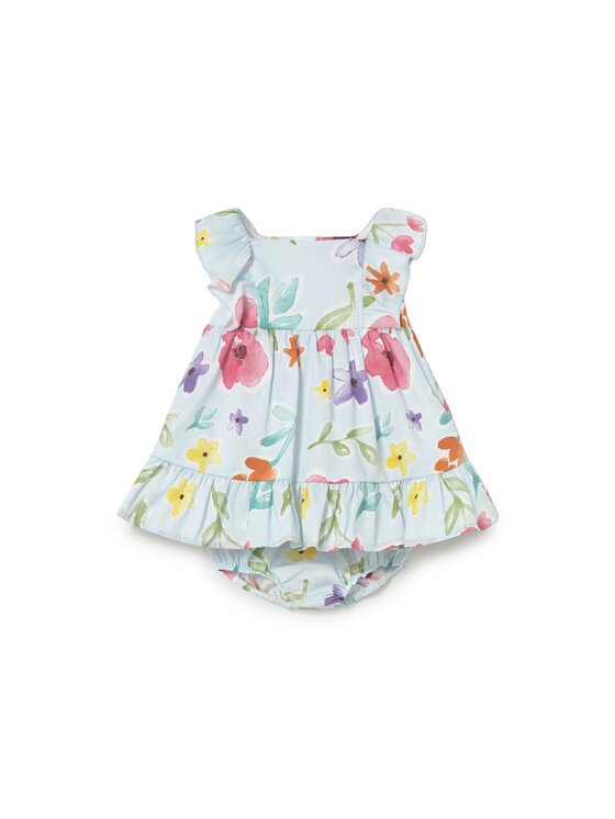 Mayoral Rochie de vară 1812 Albastru celest Regular Fit