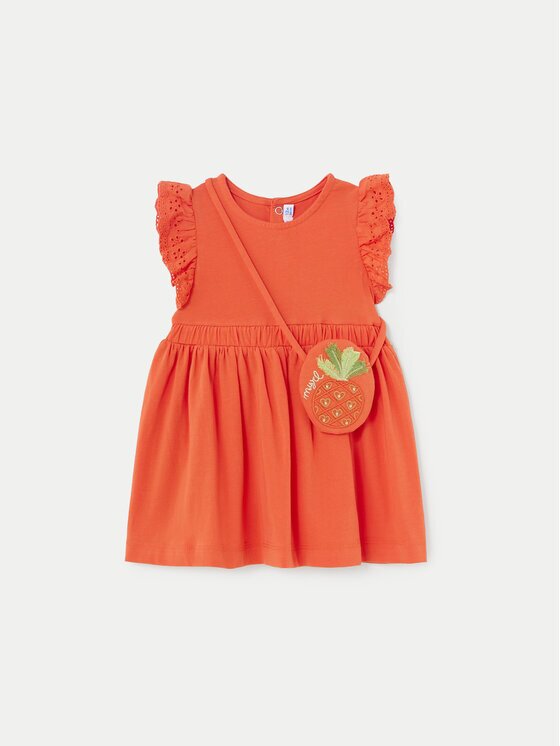 Mayoral Rochie de vară 1919 Portocaliu Regular Fit