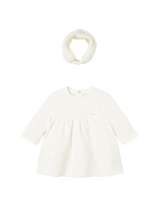 Mayoral Rochie tricotată 2803 Écru Regular Fit