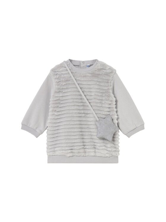 Mayoral Rochie tricotată 2919 Écru Regular Fit