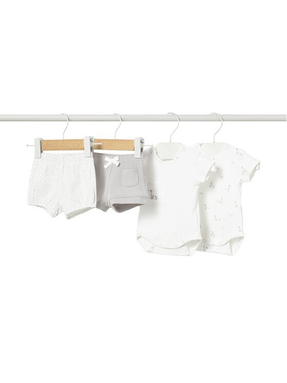 Mayoral Set 2 perechi de body și pantaloni scurți 1630 Regular Fit